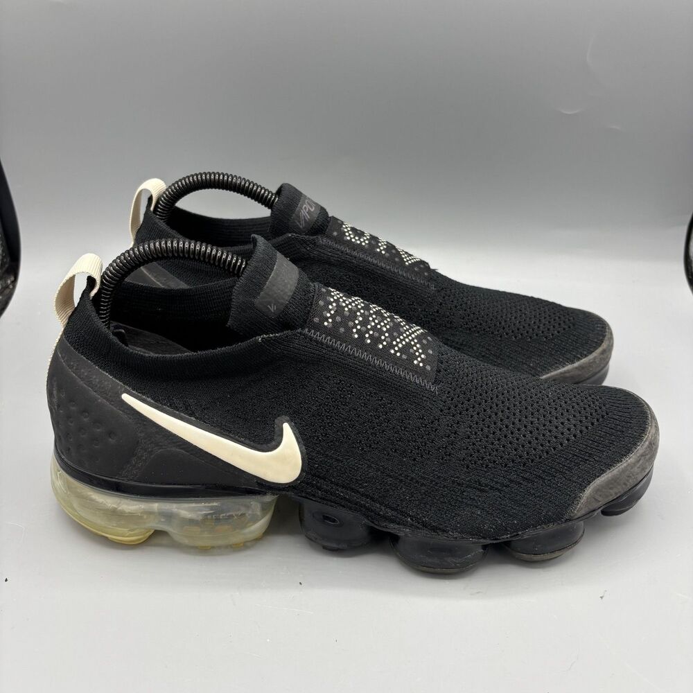 Nike Air VaporMax Flyknit Moc 2 Mens Black Running Shoes AH7006 002 Size 10.5 - Picture 1 of 7